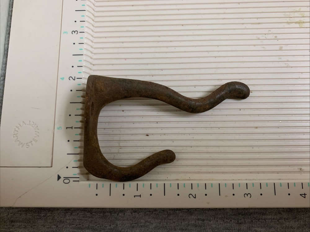 Vintage Cast Brass Double Coat Hook