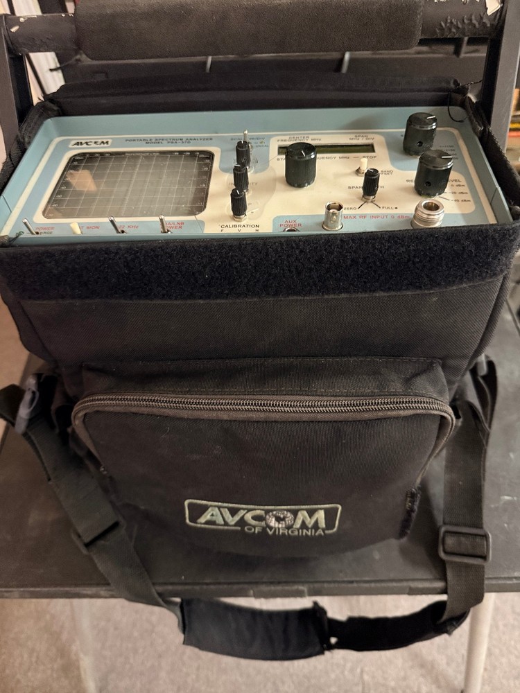 AVCOM PTR-37D With AV-SAC, ADAPTERS AND ORIGINAL MANUAL