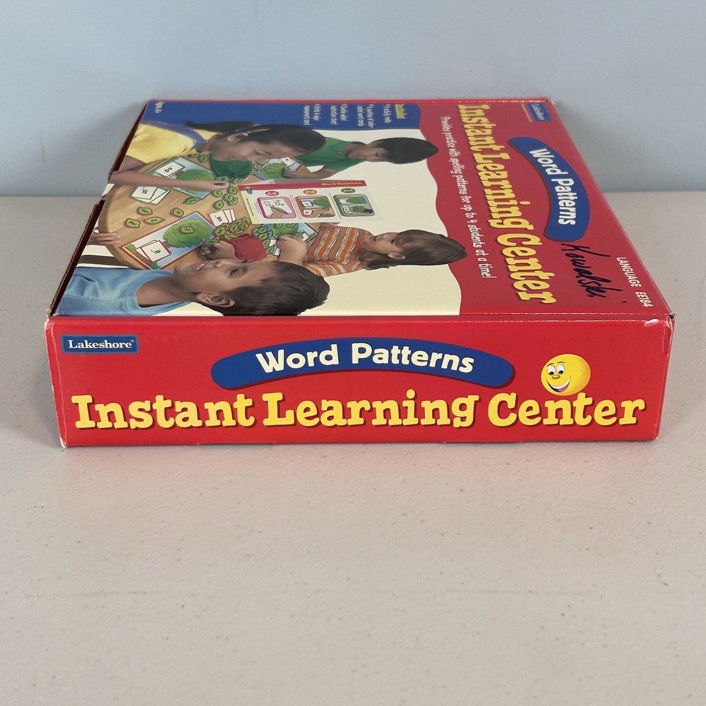 Lakeshore Word Patterns Instant Learning Center Educational Homeschool Beginner