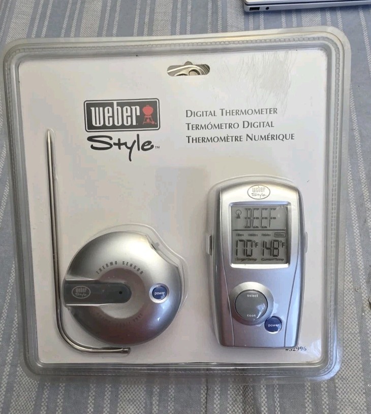 New Weber Style Barbecue Digital Thermometer
