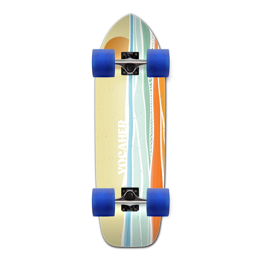 YOCAHER Longboard Complete - Earth Series - Horizon Day