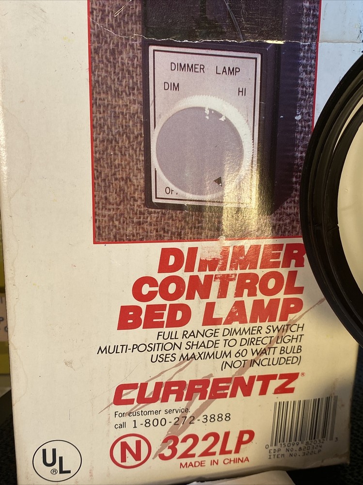 Vintage Currentz Dimmer Control Bed Lamp 322LP