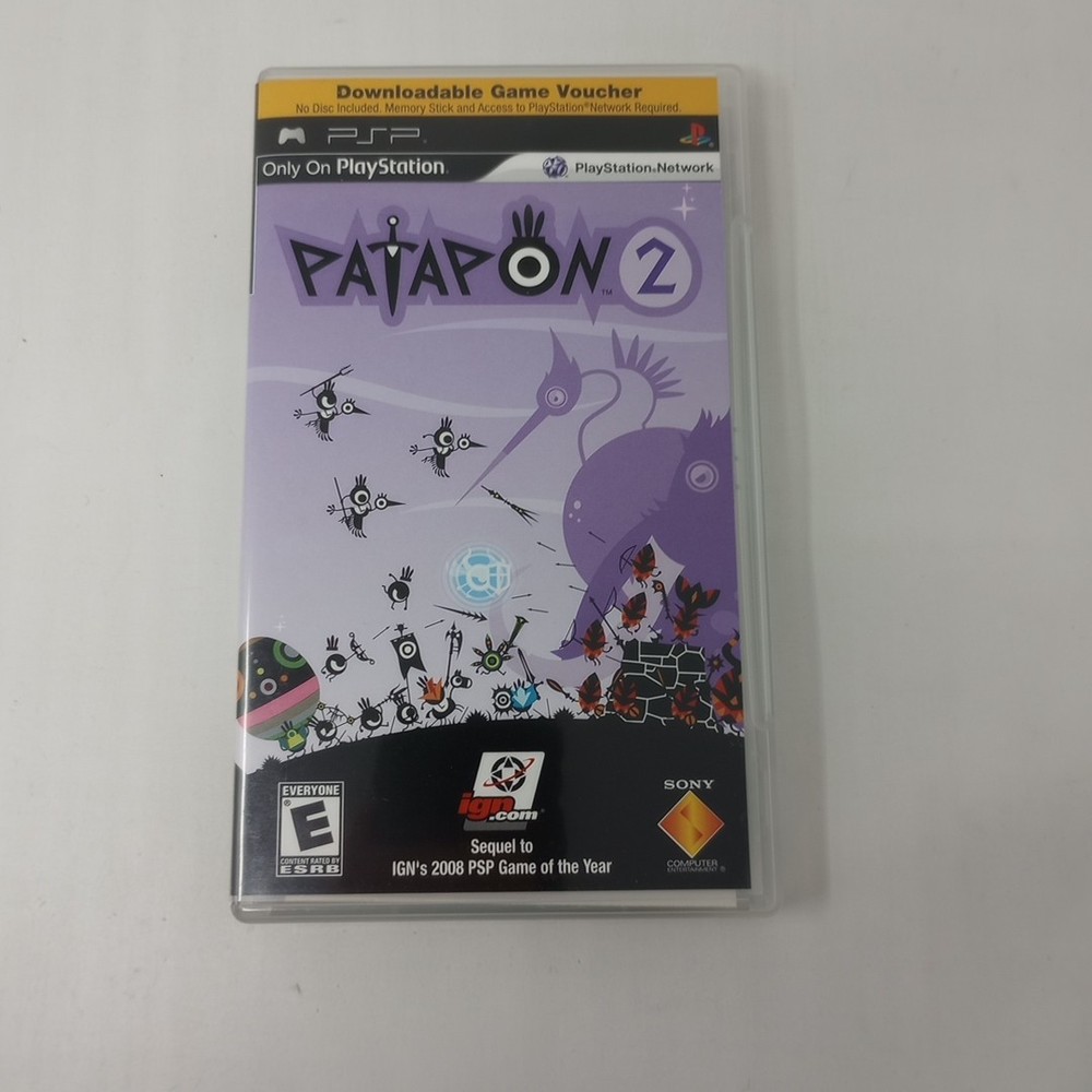 Patapon 2 (PSP) Case, Manual, & Insert NO GAME