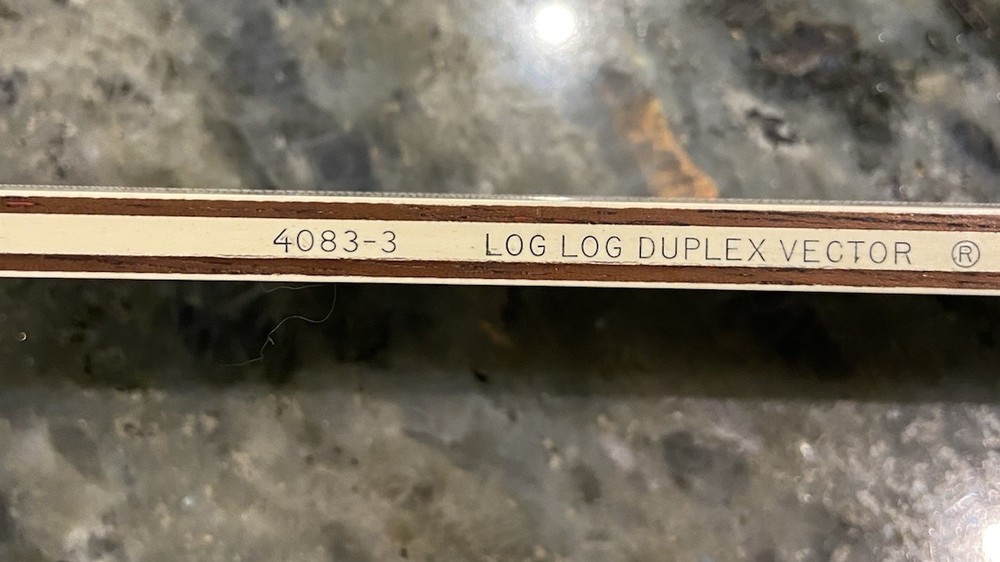 Vintage Keuffel & Esser Co 4083-3 Log Duplex Vector Slide Rule w/Case & Instruct