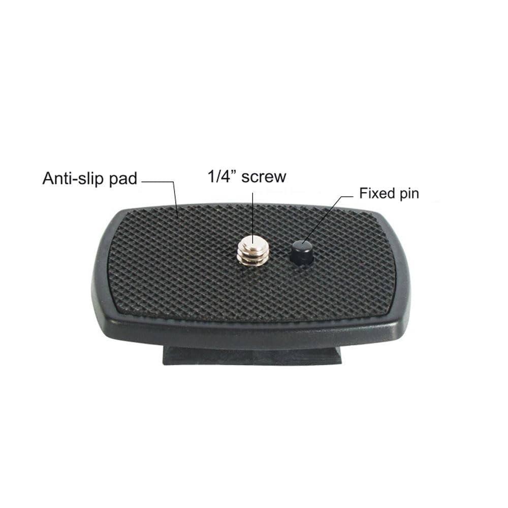 Harwerrel 35mm Tripod Quick Release Plate Camera Mount Adapter Black