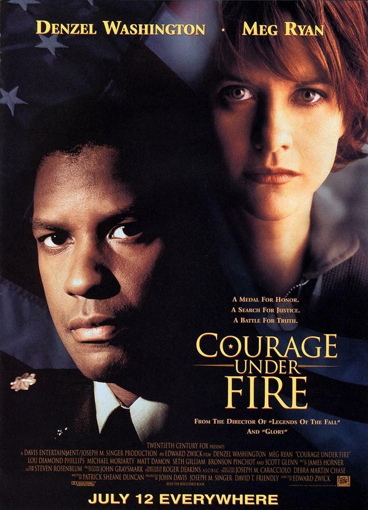 COURAGE UNDER FIRE / Patrick Duncan 1996 Screenplay, Denzel Washington, Meg Ryan