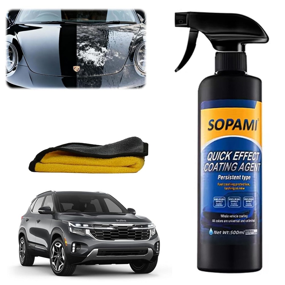 Sopami Car Coating Spray,Quick Effect Agent,Quickly Coat 1 Pack