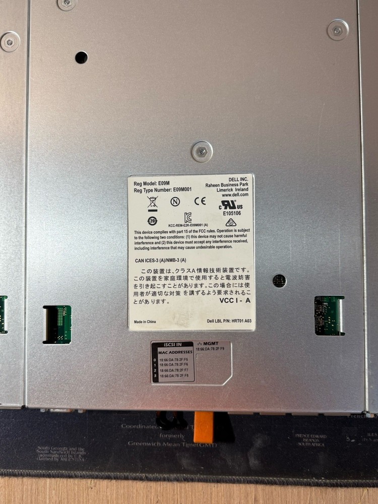 LOT OF (3) DELL EQUALLOGIC CONTROL MODULE TYPE 11 CONTROLLER MODULE E09M001 E09M
