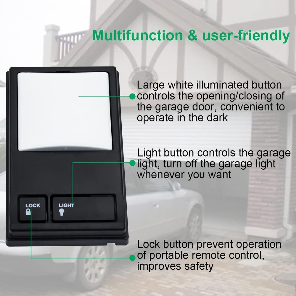 Multi-Function Garage Door Console for LiftMaster - Compatibility & Ease of Use
