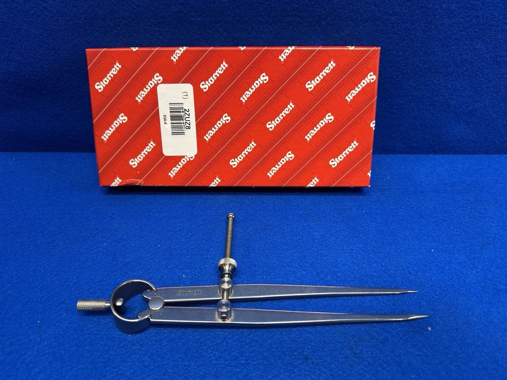 STARRETT 83A-6 Spring Divider,6 In,Flat,Solid 2ZUZ8