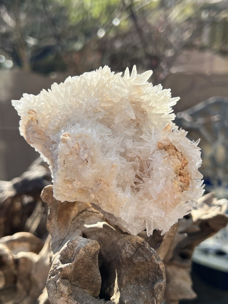 Calcite Spiky Cluster Patterns 292g 2