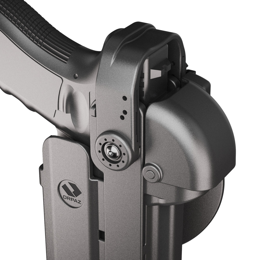 Orpaz Glock 45 T40PRO Medium Light Holster, Paddle