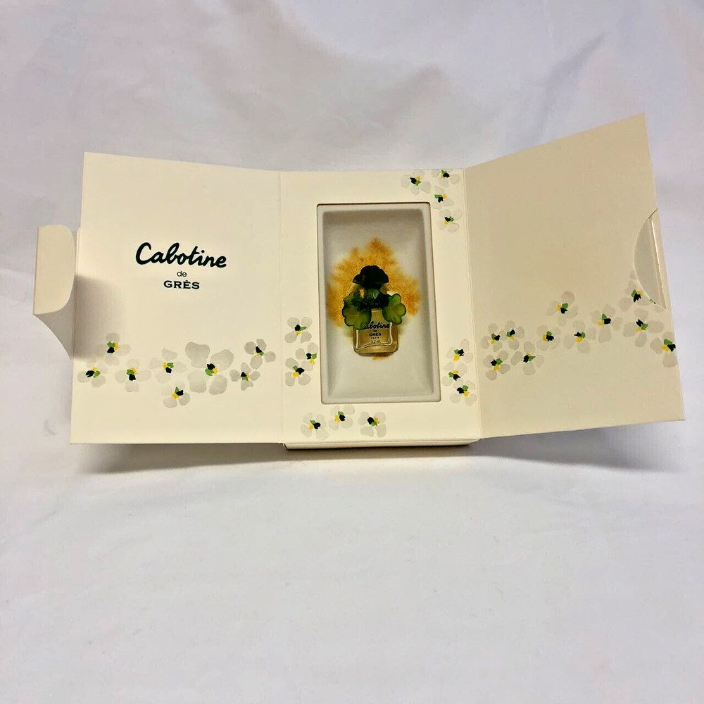 CABOTINE de GRES Neiman Marcus Parfum Perfume Miniature Bottle Only in Box .10oz
