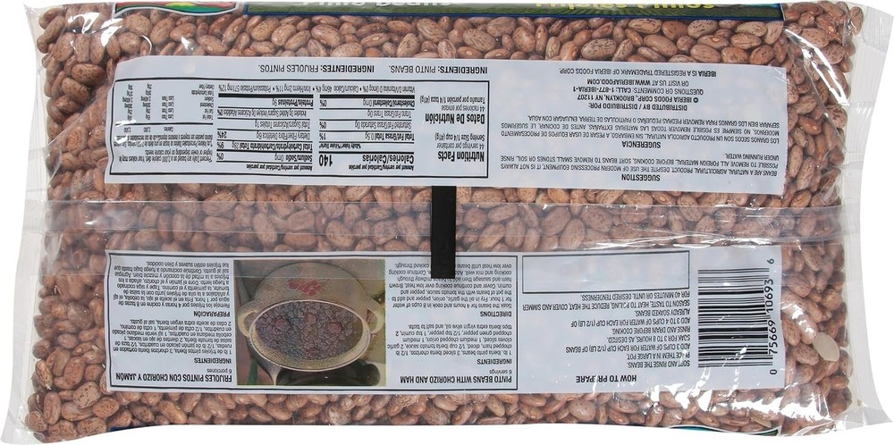 4 lb Pinto Beans - Nutritious, Plant-Based Protein for Savory Dishes