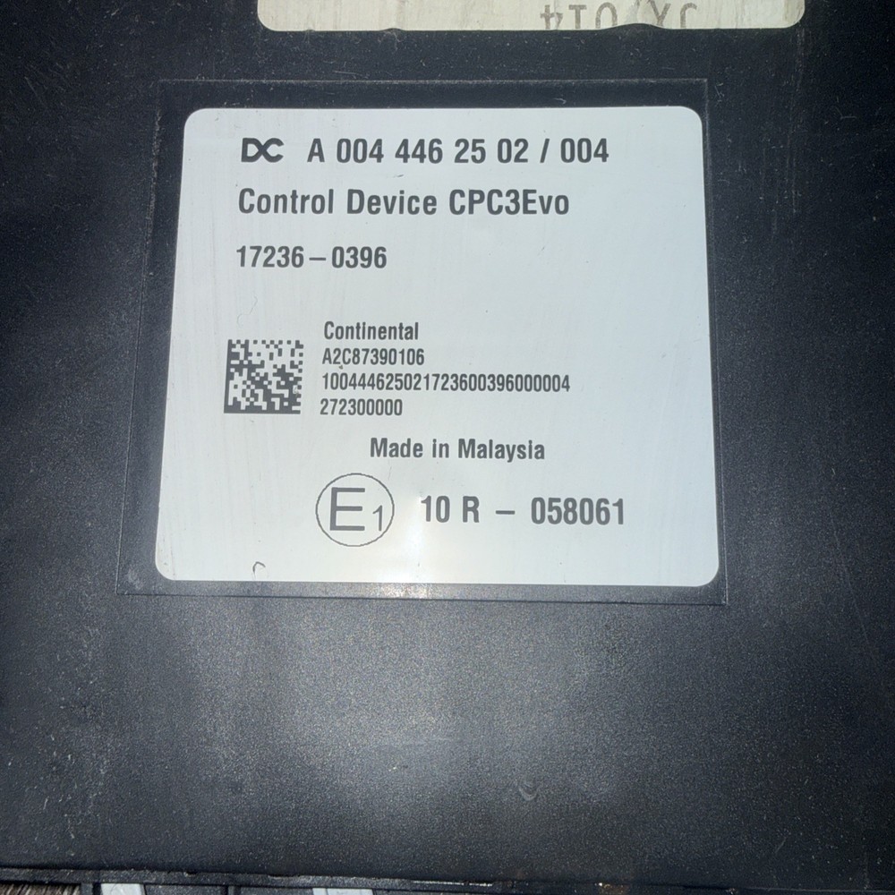 Continental DC Control Device CPC3Evo Module Automatic P/N A 004 446 25 02 / 004