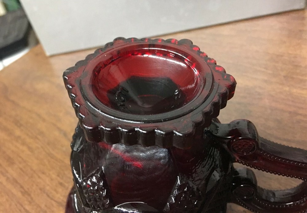 Avon Cape Cod Creamer Ruby Red