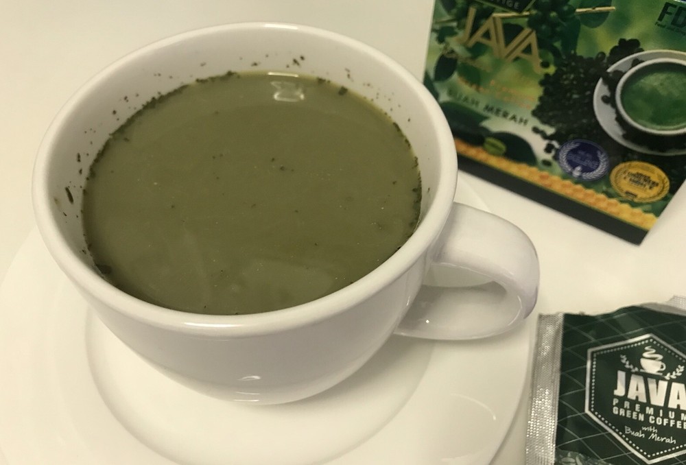 JAVA Premium Green Coffee with Moringa Executive Edition Strong Powder Drink Mix