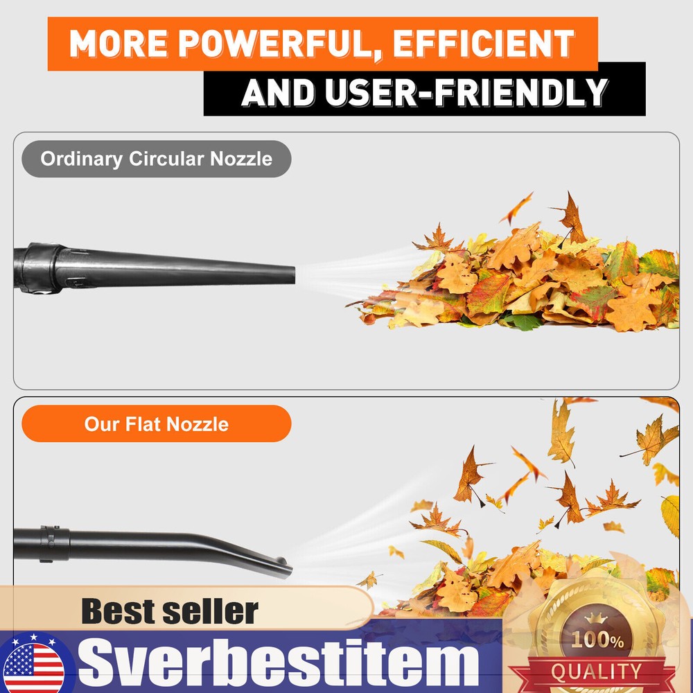 63CC 2-Stroke Backpack Gas Leaf Blower with High Efficiency and Comfort
