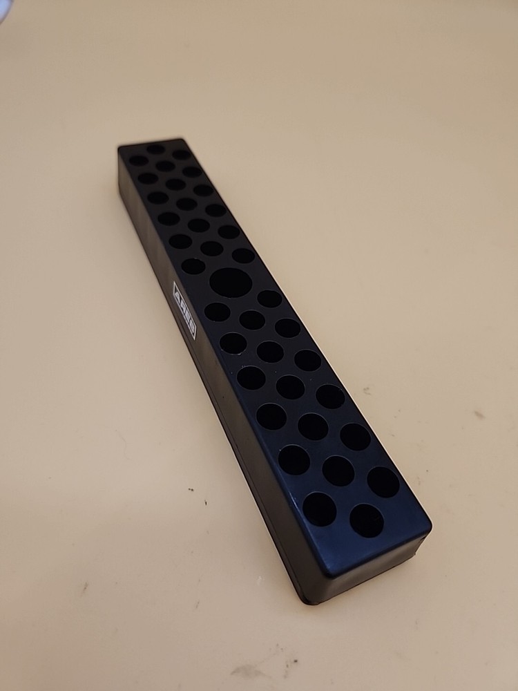 ARES Black 37 Hole Hex Bit Organizer with Strong Magnetic Base - Keep