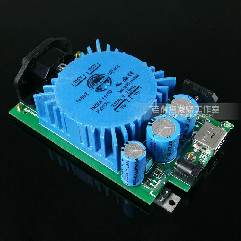 DC5V USB 15W 2A Linear Power Supply Dual Output CAS XMOS Raspberry DC regulator