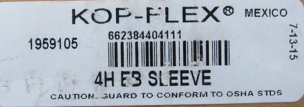 NEW KOP-FLEX 1959105 SLEEVE 4H EB