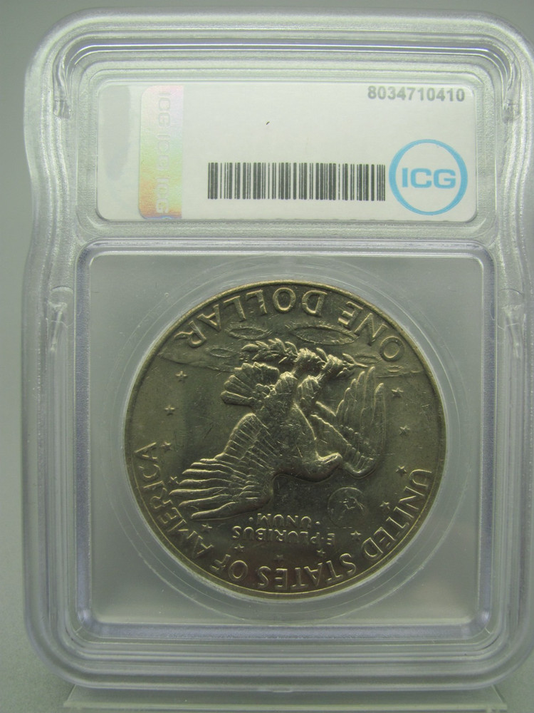 1972 Type 3 Reverse Eisenhower 'Ike' Dollar ICG MS 64