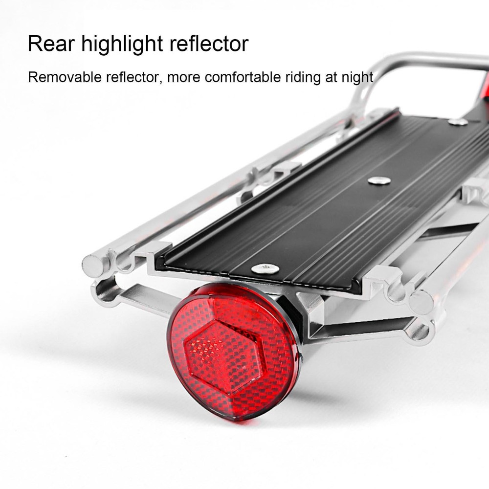 Quick Release Rear Rack | Bike Cargo Rack With Light Universal Adjustable Rack