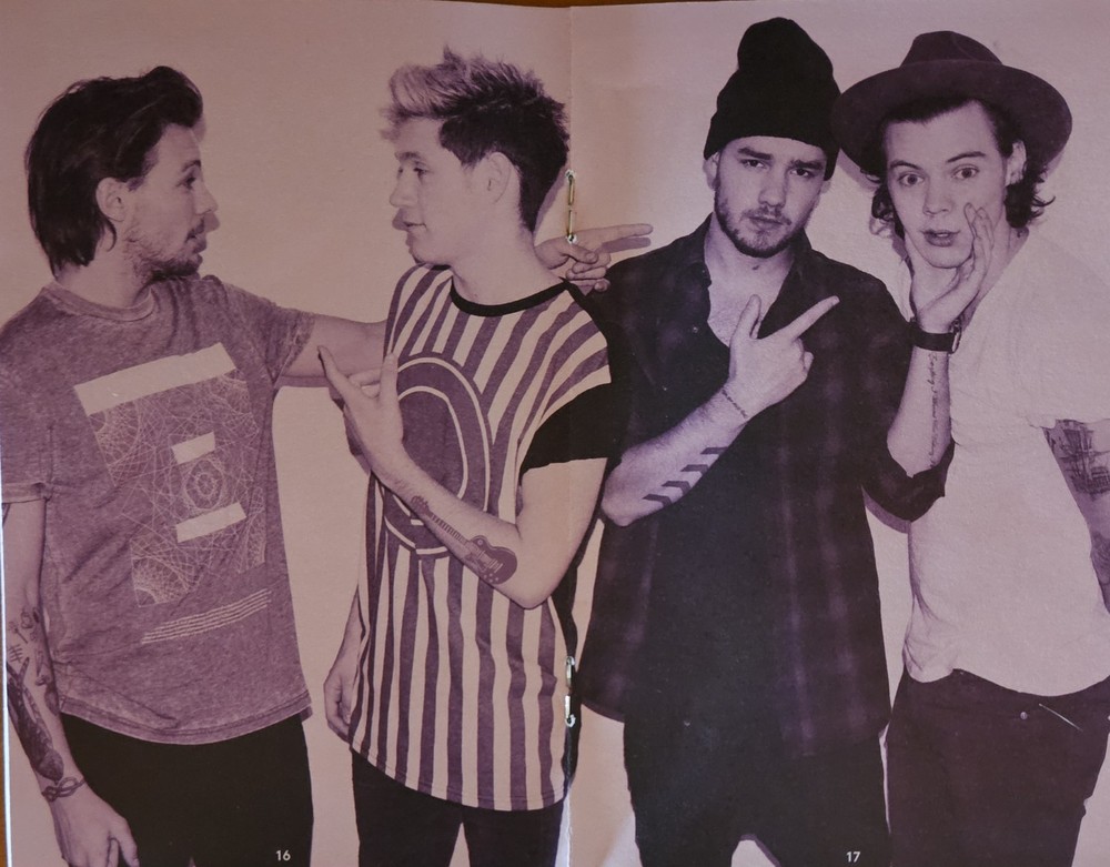 One Direction 2015 Tour Program Book On the Road Again