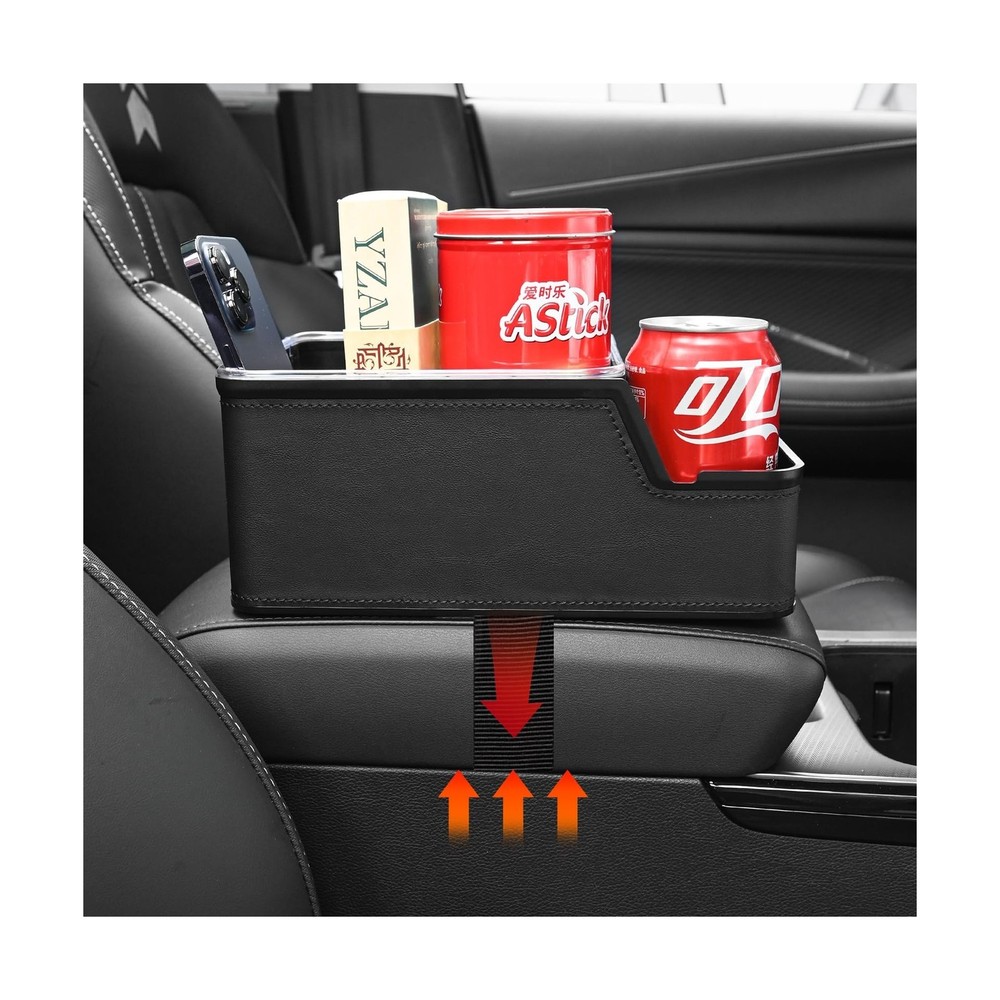 Car Storage Organizer Between Seats,Center Console Armrest Storage Box Back S...
