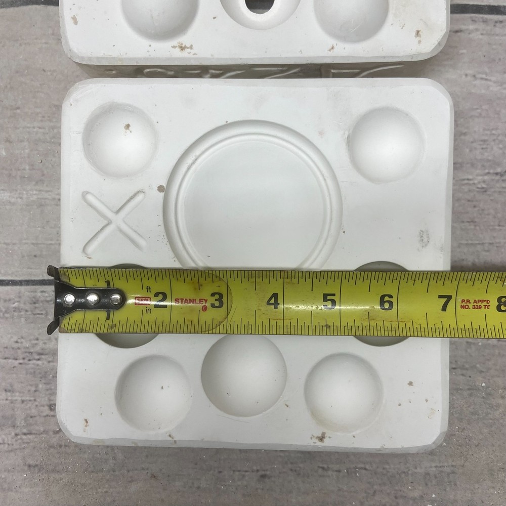 Atlantic Ceramic Casting Mold Disk + Round Half Balls #A245