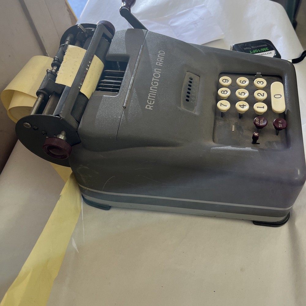 Vintage 1940’s Remington Rand Adding Machine