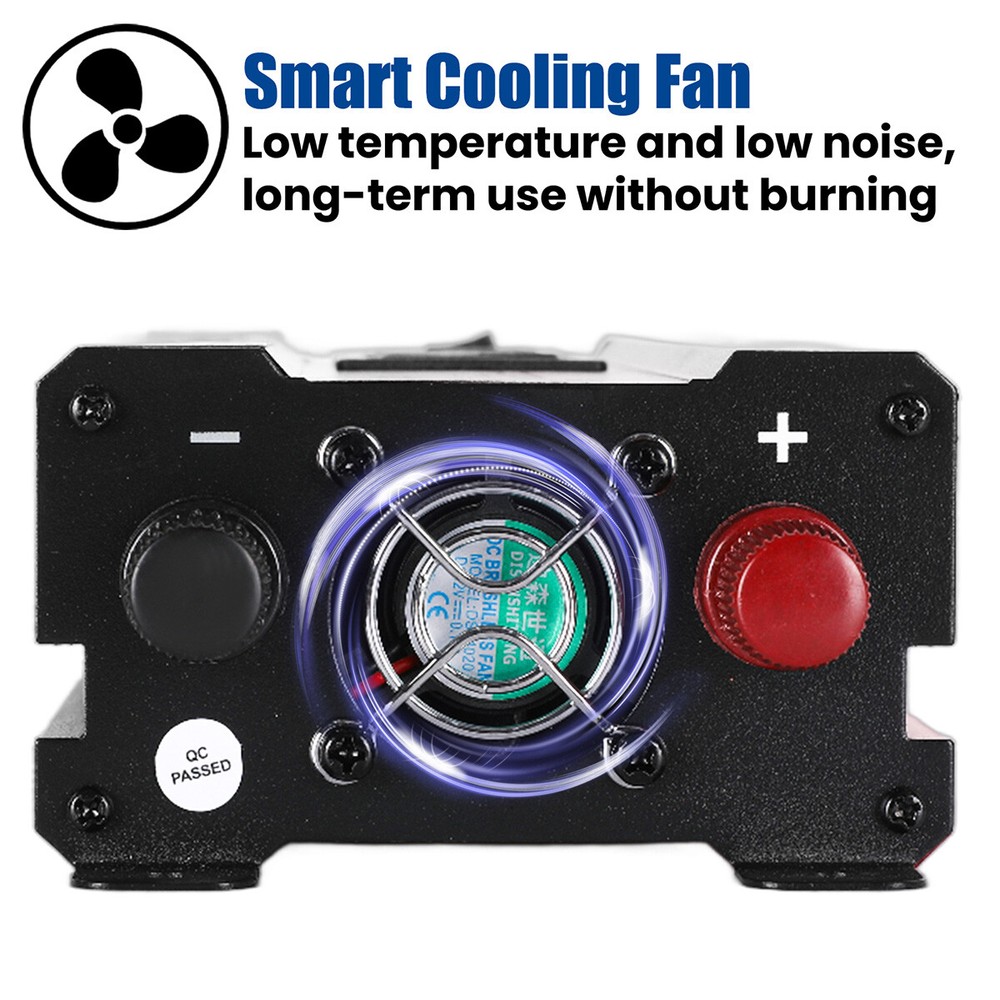 5000W Convertidor De DC 12V 110V AC Para Carro Auto Inversor Corriente Con 4 USB