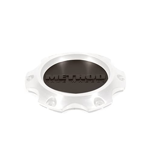 Center Cap, Snap-in Button, Black 5x5