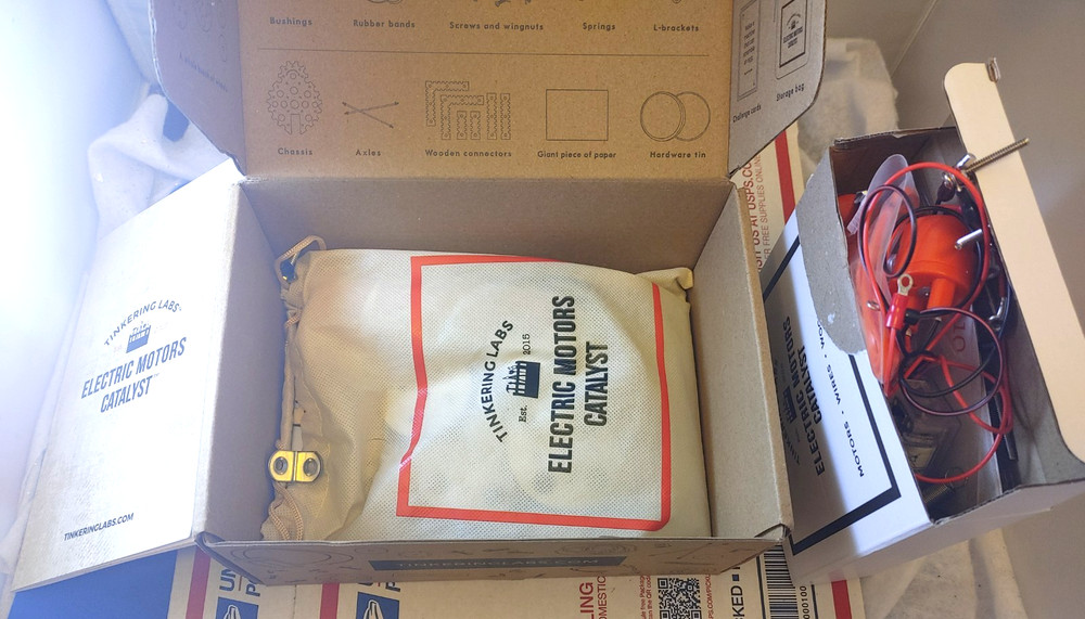 Tinkering Labs Electric Motors Catalyst Robotics Engineering Kit