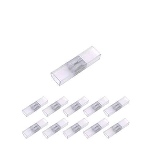 10pcs Indoor Middle Connector for Flexible Neon LED Rope Light Compact Design