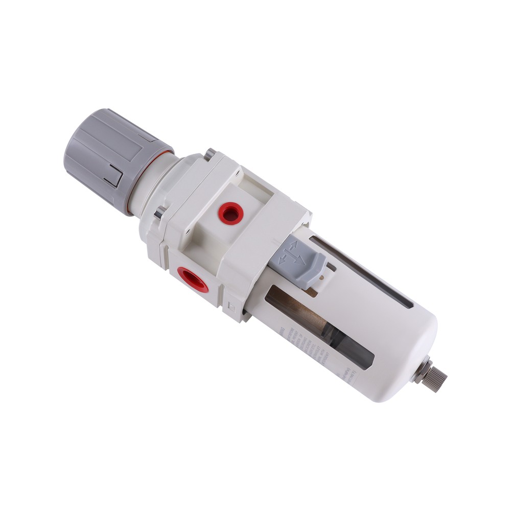1/2" NPT Compressed Air Filter Regulator Combo Semi-Auto Drain AW4000-04