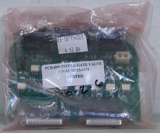 NEW ASM PN: 03-187154D01 Hardware Interlock Gate Valve Board Assembly PCB
