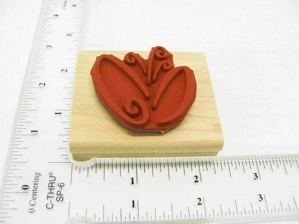 Tulip Bulb Rubber Stamp - Stamp Set A314