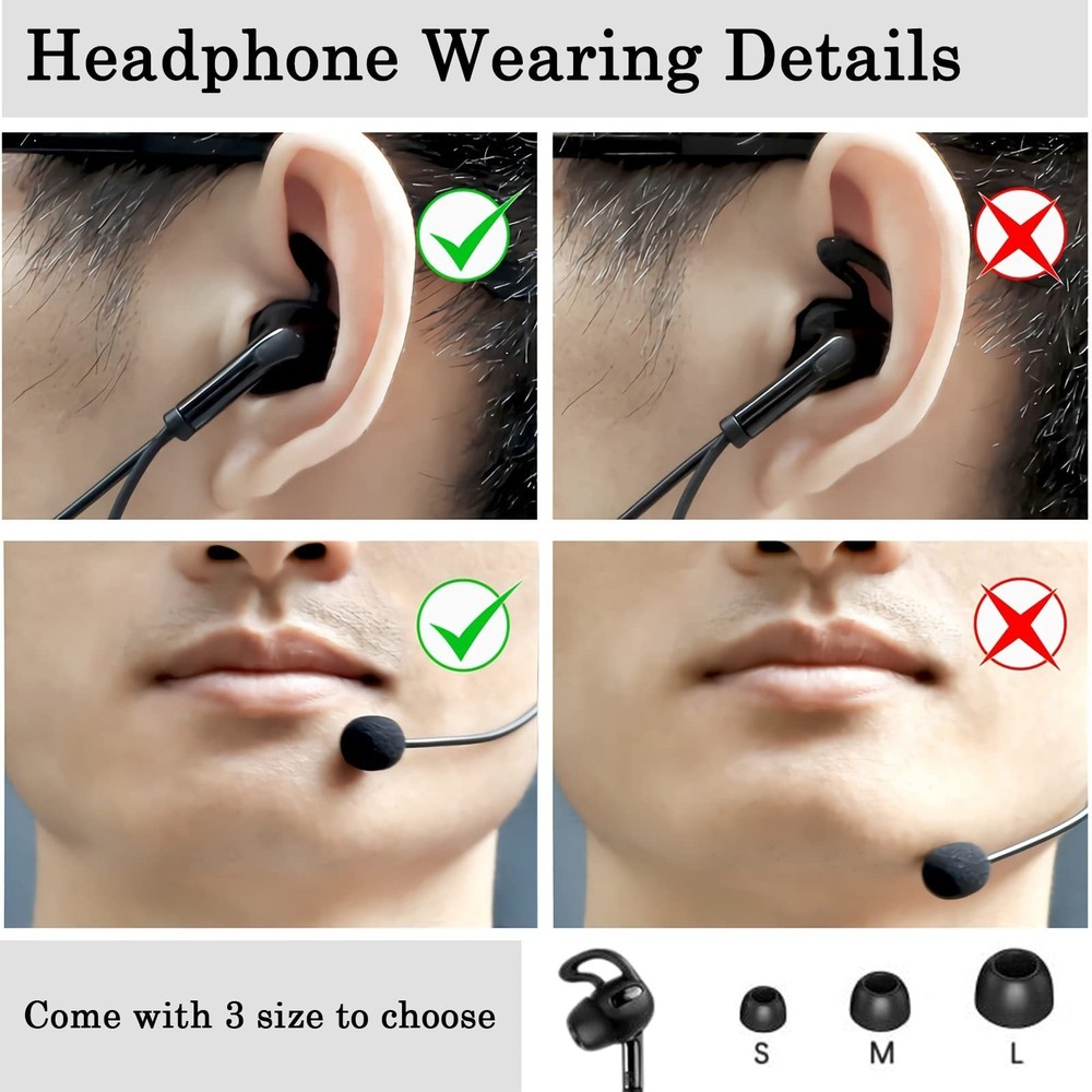 Referee Communication System, Referee Headset Intercom with Earphone for Socc...