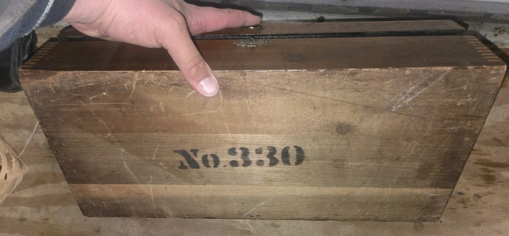 Enterprise Sad Iron Display Box Container W/ 3 Irons.