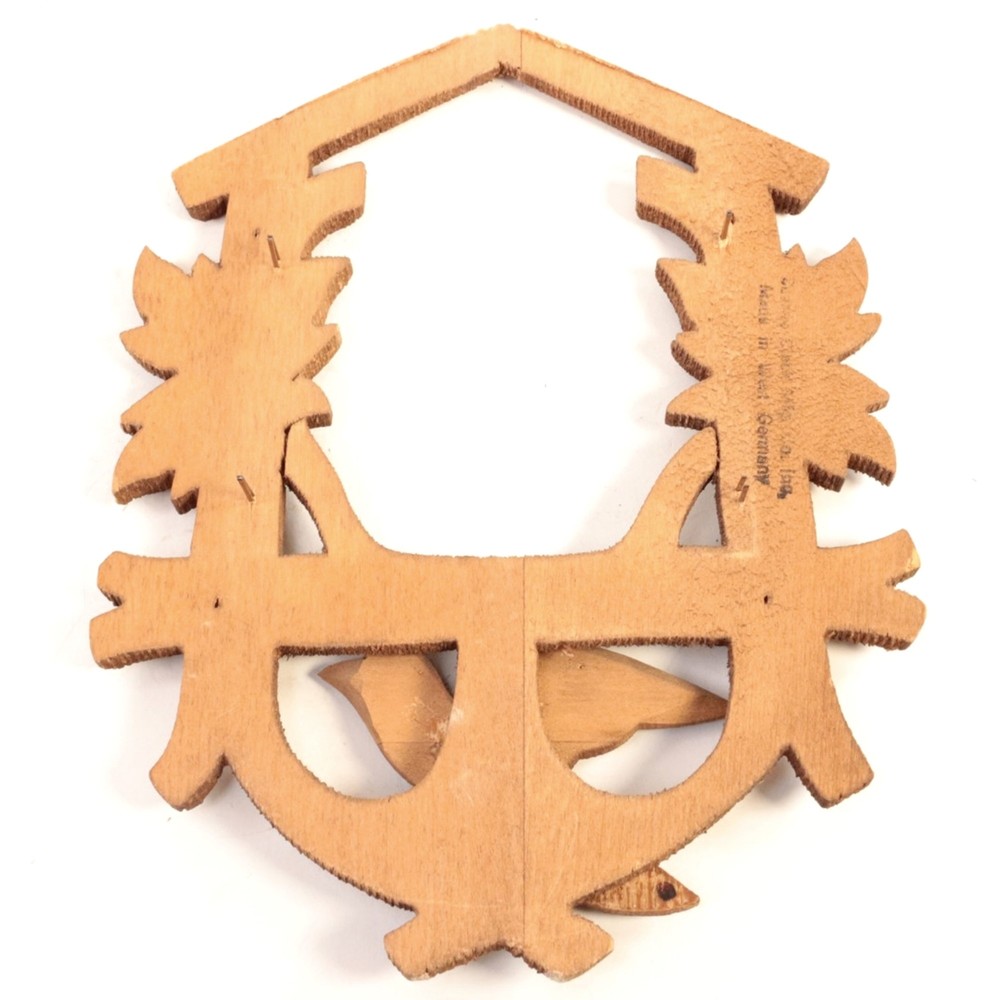 Cuckoo Clock Case Frame with Bird 10 inches tall - YP765
