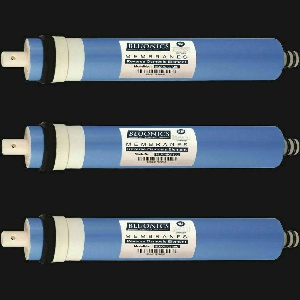 3 Reverse Osmosis 100 GPD Membrane RO Replacement Water Filter (NSF Certified)