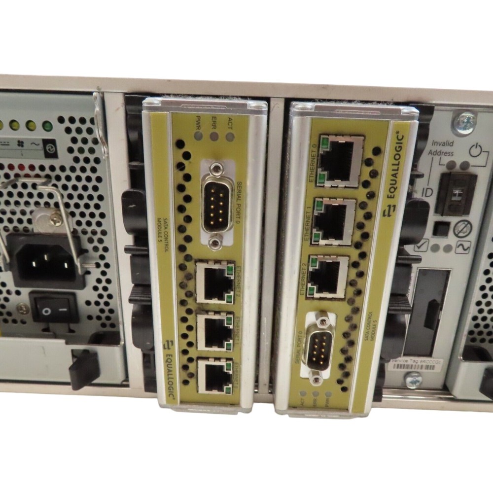 Dell Equallogic PS3000 Series iSCSI SAN Storage Array 16 SAS 15k Controller