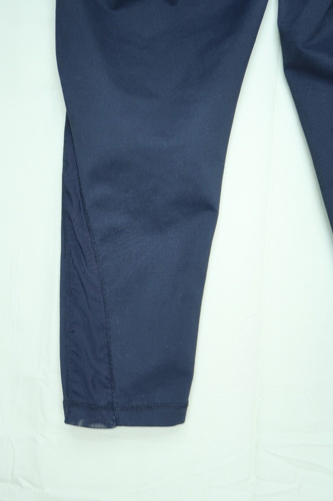 Zella Solid Black Cropped Capri Athletic Leggings Vented Side Womens Size Medium