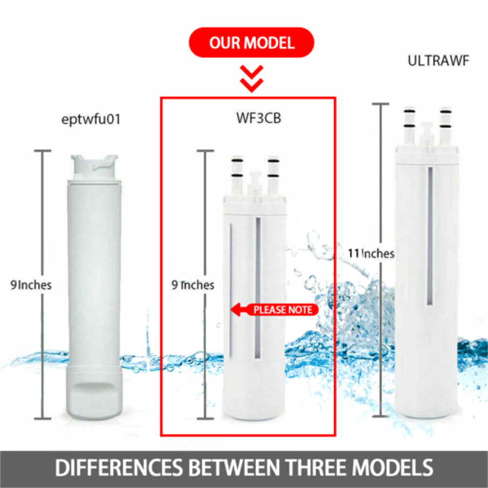 4 Pack Frigidaire WF3CB PureSource 3 Replacement Refrigerator Water Filter
