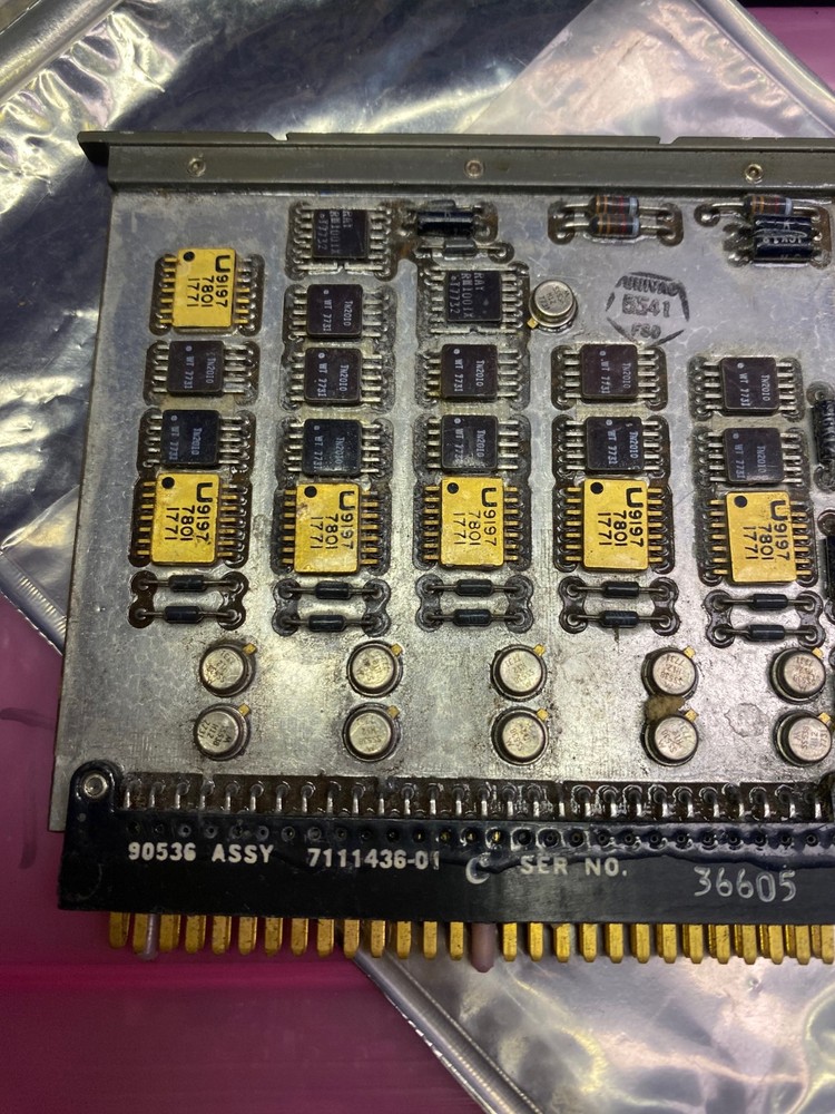 LOCKHEED MARTIN CIRCUIT CARD 7111436-01  5998-01-067-0743 UNIVAC