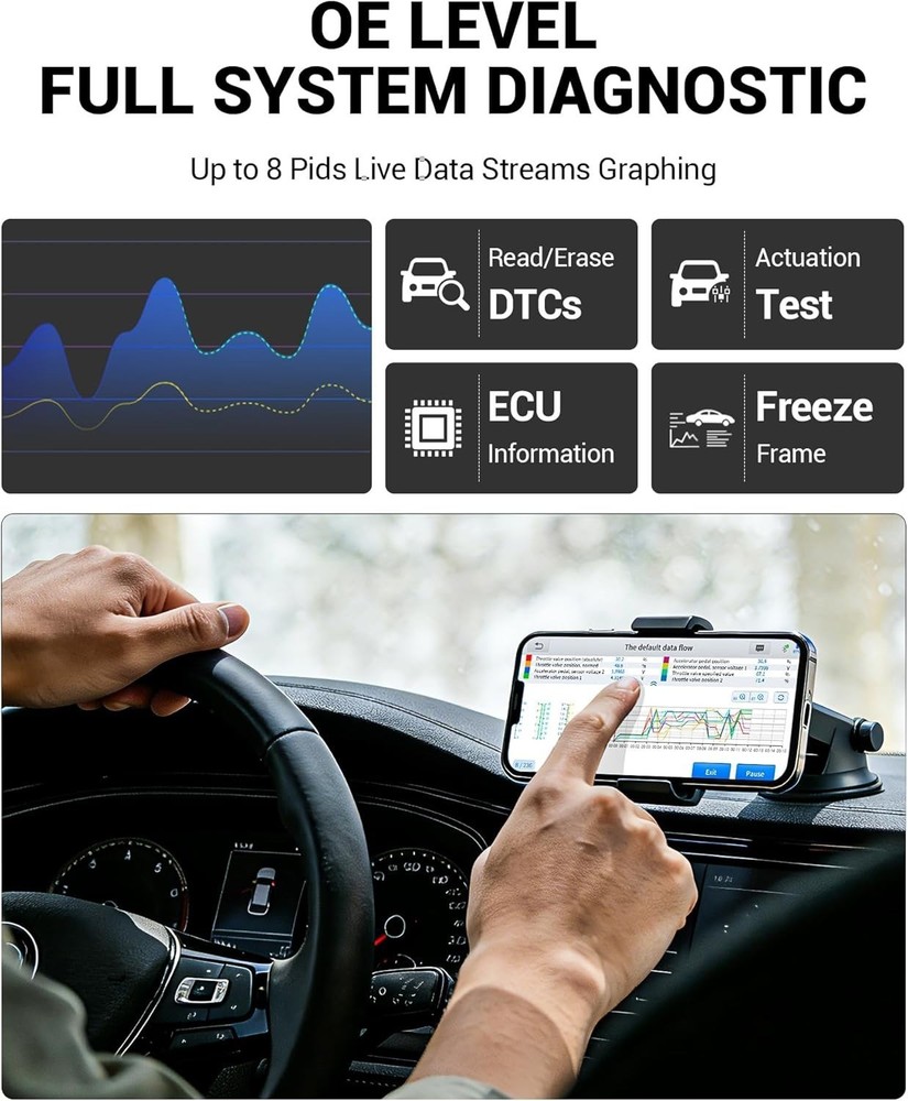 2026 XTOOL A30M KIT Bluetooth All System Car Diagnostic Tool OBD2 Code Scanner