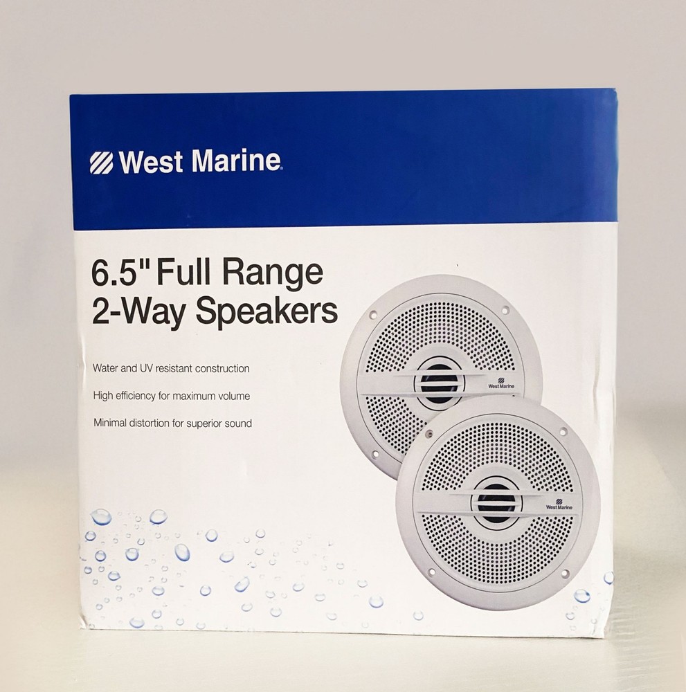 West Marine 6.5" Full Range 2-Way Speakers