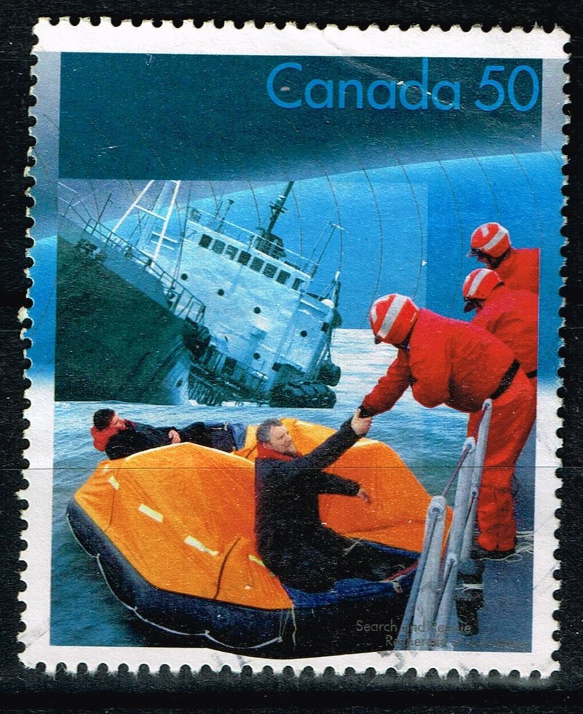 Canada Ship Rescue Technology stamp 1990