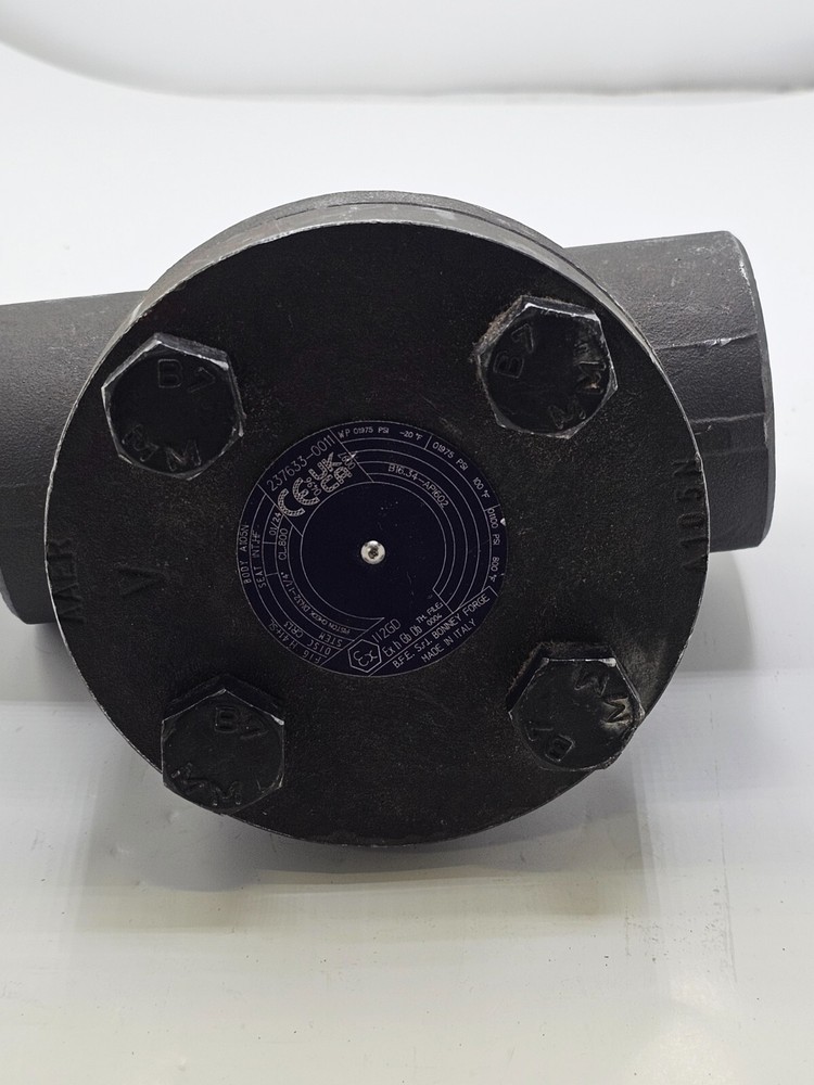 Bonney Forge 1-1/4" 237633-0011 Class 800 Piston Check Valve, Socket Weld
